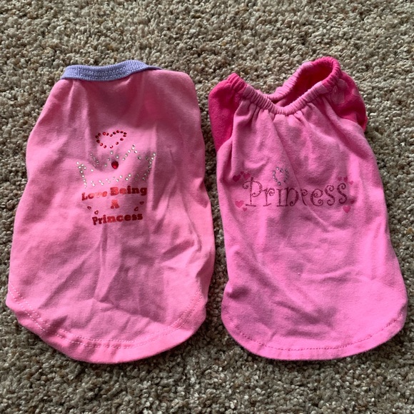 Top Paw Other - Good condition princess dog shirts bundle